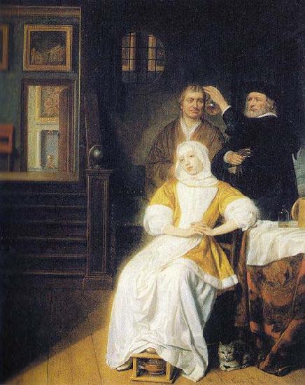 Samuel van hoogstraten The anemic lady oil painting image